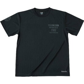 イエローコーン YeLLOW CORN 2024年春夏モデル Tシャツ 黒/ガンメタ Mサイズ YT-024 HD店