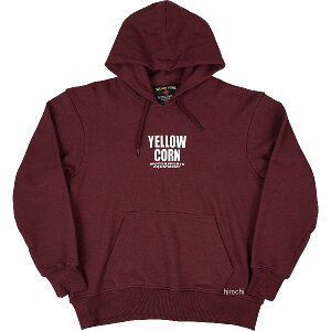 イエローコーン YeLLOW CORN 春夏モデル フーディー バーガンディ Lサイズ YT-028 HD店