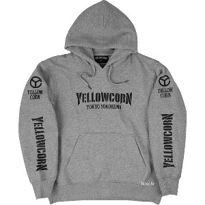 イエローコーン YeLLOW CORN 春夏モデル フーディー グレー Mサイズ YT-029 HD店