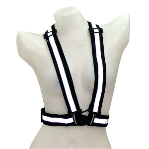 【メーカー在庫あり】 マッドマックス MAD MAX 夜間作業用 反射板ベスト 安全ベスト ランニングベスト 黒 MM60-0059-BK HD店