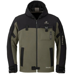RSJ335 RSタイチ RSTaichi 春夏モデル クイックドライ パーカ 黒/カーキ XLサイズ RSJ335BK31XL HD店