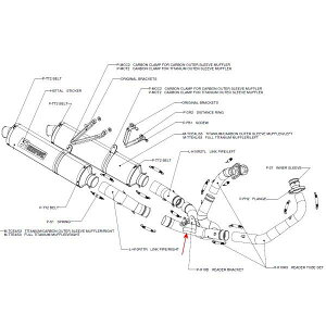 AN|rb` AKRAPOVIC wb_[uPbg 00N-01N VTR1000SP-1 P-H10B HDX