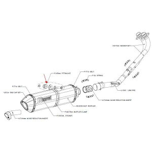 y[J[݌ɂz AN|rb` AKRAPOVIC tBbeBOLbg 08N-11N T-MAX500 P-HF309 HDX
