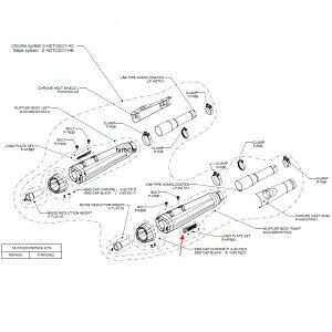 AN|rb` AKRAPOVIC Gu n[[}t[p XeX P-HF583 HDX