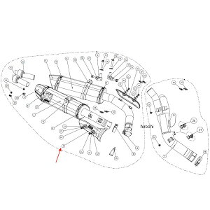 AN|rb` AKRAPOVIC yApq[gV[h E 09N-11N YZF-R1 J[{ P-HSY10R5R HDX