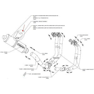 AN|rb` AKRAPOVIC TCT[Xe[ G{[VC2 04N GSX-R600 J[{ P-MBH6R2/A1 HDX