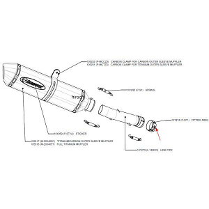 AN|rb` AKRAPOVIC Nvoh 03N-05N YZF-R6 P-R11 HDX
