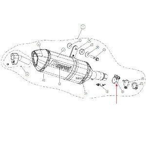 AN|rb` AKRAPOVIC Nvoh 08N-09N Ninja250R XeX P-R91 HDX