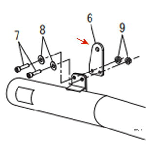 ヨシムラ 補修パーツ マフラーステー 18年-23年 Z900RS、Z900RS CAFE 161-269-0310 HD店