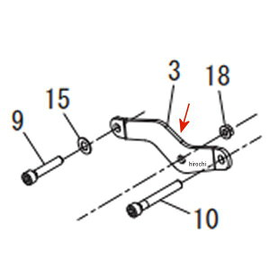 ヨシムラ 補修パーツ エキゾーストパイプステー ADV150 161-43C-0000 HD店