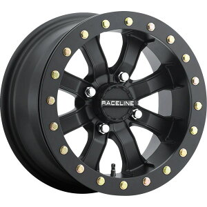 �yUSA�݌ɂ���z Raceline Wheels Black Mamba Beadlock �z�C�[�� 14x8 - 4/137 - 4+4 �� 0230-1441 HD�X