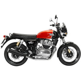 【USA在庫あり】 LEOVINCE スリップオンマフラー 19年-23年 Royal Enfield Interceptor 650 黒 1811-4162 HD店