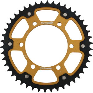 �yUSA�݌ɂ���z SUPERSPROX �X�e���X ���A �X�v���P�b�g 530/46T 86�N-87�N Ninja 600R �S�[���h/�� 1210-2007 HD�X