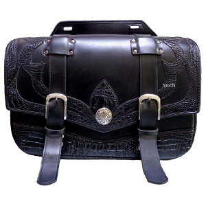 クロス Xross サドルバッグ SADDLE SINGLEシリーズ ブラッククロコダイル YS-201C HD店