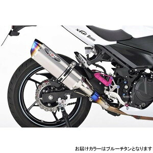 ビート BEET N-EvoII スリップオンマフラー 18年-23年 Ninja400 ブルーチタン 0228-KH6-BL HD店