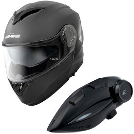 【メーカー在庫あり】 HK-171+i コミネ KOMINE フルフェイスヘルメット&モーターサイクルインターカム グロスブラック Lサイズ HK-171 + i HD店