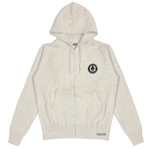 【メーカー在庫あり】 エースカフェロンドン ACE CAFE LONDON 2024年秋冬モデル ジップ フーディー Live to Ride オートミール Mサイズ AC001ZP HD店