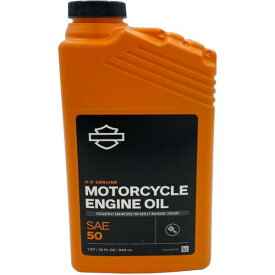 【即納】 62600024 ハーレー純正 H-D360 モーターサイクルオイル SAE50 1クォート (946ml) 62600008 HD店