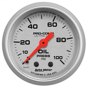 yUSA݌ɂz I[g[^[ Autometer Ultra-Lite 52mm 0-100 PSI JjJ v atm4321 HDX