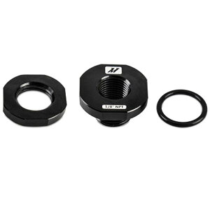 yUSA݌ɂz Mishimoto 1/8in NPT CNCHmY}EgA_v^[  misMMFT-NZL-18BK HDX