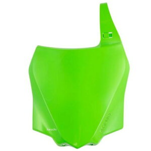 �yUSA�݌ɂ���z Acerbis 14�N�ȍ~ �J���T�L KX85/ 14�N-21�N KX100/22-24 KX112 �t�����g �i���o�[�v���[�g �O���[�� acb2374050403 HD�X