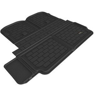 yUSA݌ɂz 3D Maxpider 2022 Tesla Model X Behind 2nd Row Cross Fold Kagu ubN Cargo Liner aceM1TL0431309 HDX