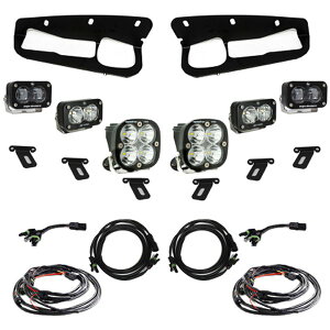 �yUSA�݌ɂ���z Baja Designs 21�N-22�N �t�H�[�h Bronco w/Steel Bumper S2 SAE Pro Fog Pocket Light Kit - Clear baj448175 HD�X
