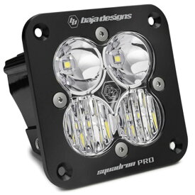 【USA在庫あり】 Baja Designs Squadron Pro Driving/Combo Pattern Flush Mount ブラック LED Light Pod - Clear baj491003 HD店