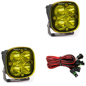 yUSA݌ɂz Baja Designs Squadron ProV[Y Work/Scene Pattern Pair LED Light Pods - Amber baj497816 HDX