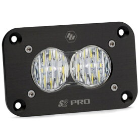 【USA在庫あり】 Baja Designs S2 Sport Flush Mount Wide Cornering Pattern LED Work ライト - クリア Lens baj541005 HD店