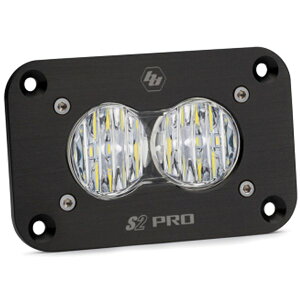 �yUSA�݌ɂ���z Baja Designs S2 Sport Flush Mount Wide Cornering Pattern LED Work ���C�g - �N���A Lens baj541005 HD�X