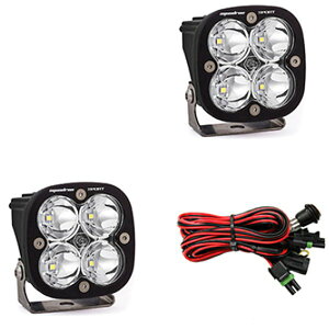 �yUSA�݌ɂ���z Baja Designs Squadron Sport Spot LED ���C�g Pods - �N���A baj557801 HD�X