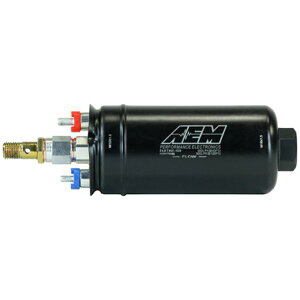 �yUSA�݌ɂ���z AEM 400LPH High Pressure Inline �t���[�G���|���v - M18x1.5 Female Inlet to M12x1.5 Male Outlet aem50-1009 HD�X