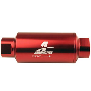 �yUSA�݌ɂ���z Aeromotive In-Line �t�B���^�[ - (AN-10) 10 Micron Microglass Element Red Anodize Finish aer12340 HD�X