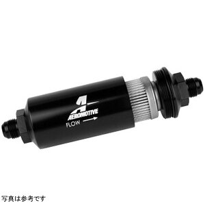 yUSA݌ɂz Aeromotive In-Line tB^[ - (AN -8 Male) 40 Micron XeX Mesh Element Bright Dip Black Finish aer12378 HDX