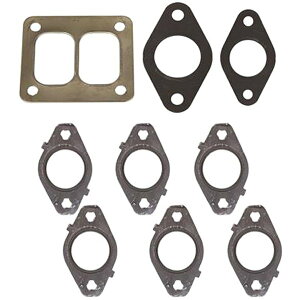 �yUSA�݌ɂ���z BD Diesel �K�X�P�b�g SET Exhaust Manifold w/ T4 Flange - 2007.5-2018 Dodge 6.7L bdd1045992-T4 HD�X