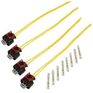 �yUSA�݌ɂ���z BD Diesel 2017+ Chevy/GM L5P �C���W�F�N�^�[ Connector Pigtail Kit - 4 Pack bdd1050458 HD�X
