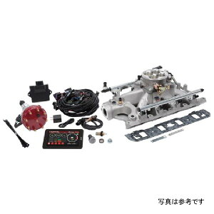 �yUSA�݌ɂ���z Edelbrock Pro Flo 4 Fuel �C���W�F�N�V���� Kit Seq Port �t�H�[�h 289-302 ci 550 HP 29 LbHr Injectors Satin ede35930 HD�X