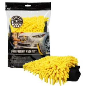 �yUSA�݌ɂ���z Chemical Guys Three-Way Premium Microfiber Wash Mitt chgMIC494 HD�X