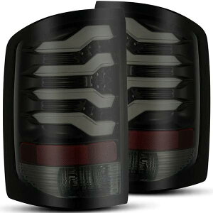 �yUSA�݌ɂ���z AlphaRex PRO�V���[�Y LED �e�[�����C�g �W�F�b�g�u���b�N 14�N-18�N GMC Sierra 1500 arx630010 HD�X