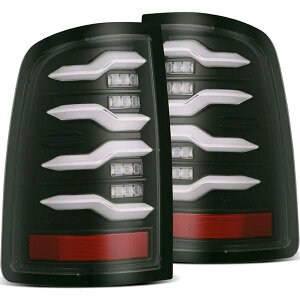 �yUSA�݌ɂ���z AlphaRex LUXX�V���[�Y LED �e�[�����C�g �u���b�N 09�N-18�N Dodge Ram arx640004 HD�X