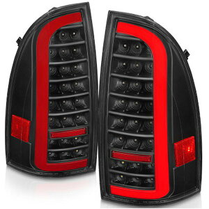 yUSA݌ɂz ANZO 05-15 g^ Tacoma Full LED Tail Lights w/Light Bar Sequential ubN Housing Clear Lens anz311427 HDX