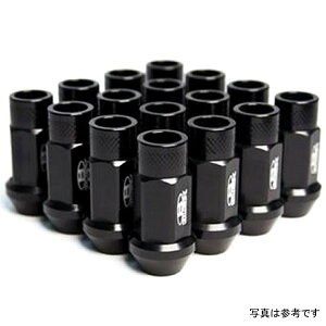 �yUSA�݌ɂ���z BLOX Racing Street�V���[�Y Forged Lug Nuts �u���b�N 12 x 1.5mm - Set of 16 (New Design) bloBXAC-00103-SSBK HD�X