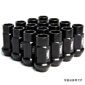 �yUSA�݌ɂ���z BLOX Racing Street�V���[�Y Forged Lug Nuts �u���b�N 12 x 1.5mm - Set of 20 (New Design) bloBXAC-00104-SSBK HD�X