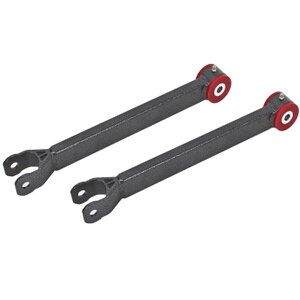 �yUSA�݌ɂ���z BMR 08-17 Challenger Non-Adj. �����[ Trailing Arms (Polyurethane) �u���b�N Hammertone bmrLTA110H HD�X