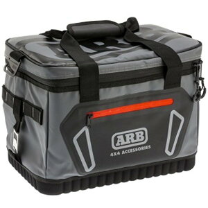�yUSA�݌ɂ���z ARB Cooler Bag Charcoal w/ ���b�h High���C�g 15in L x 11in W x 9in H Holds 22 Cans arb10100376 HD�X