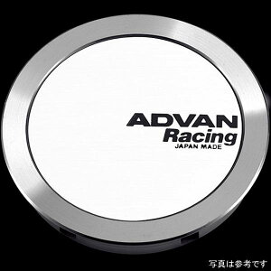 �yUSA�݌ɂ���z Advan 63mm �t�� �t���b�g �Z���^�[�L���b�v �z���C�g/�V���o�[�A���}�C�g avnV2388 HD�X