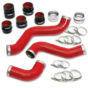 �yUSA�݌ɂ���z Banks Power 20�N GM 2500/3500 6.6L L5P Boost Tube Upgrade Kit ���b�h gbe26005 HD�X