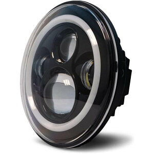 �yUSA�݌ɂ���z DV8 Offroad 07�N-18�N �W�[�v �����O���[ JK LED Projector �w�b�h���C�g w/ Angel Eyes dveHL7JK-02 HD�X