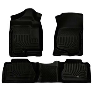 yUSA݌ɂz Husky Liners 07-13 GM Escalade ESV/Avalanche/Suburban WeatherBeater Black Front/2nd Row Floor Liners hsl98261 HDX